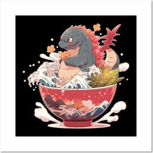 Godzilla - Gojira Ramen Posters and Art